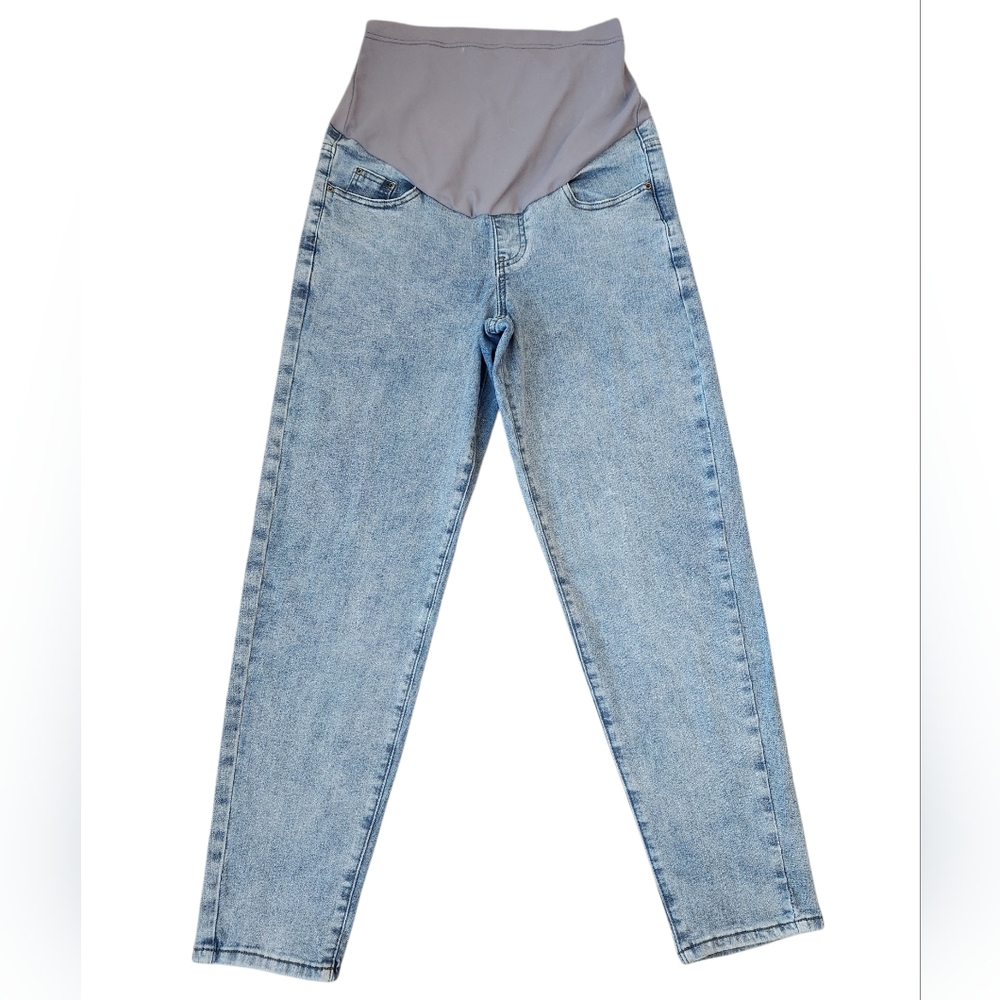 Classic Light Wash Maternity Jeans